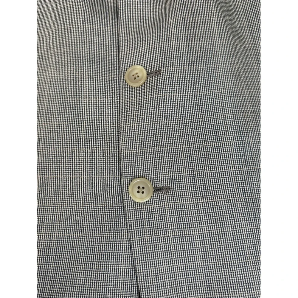 Ralph Lauren Silk Wool Blazer Sport Coat Two Button Brown Plaid 46R‎